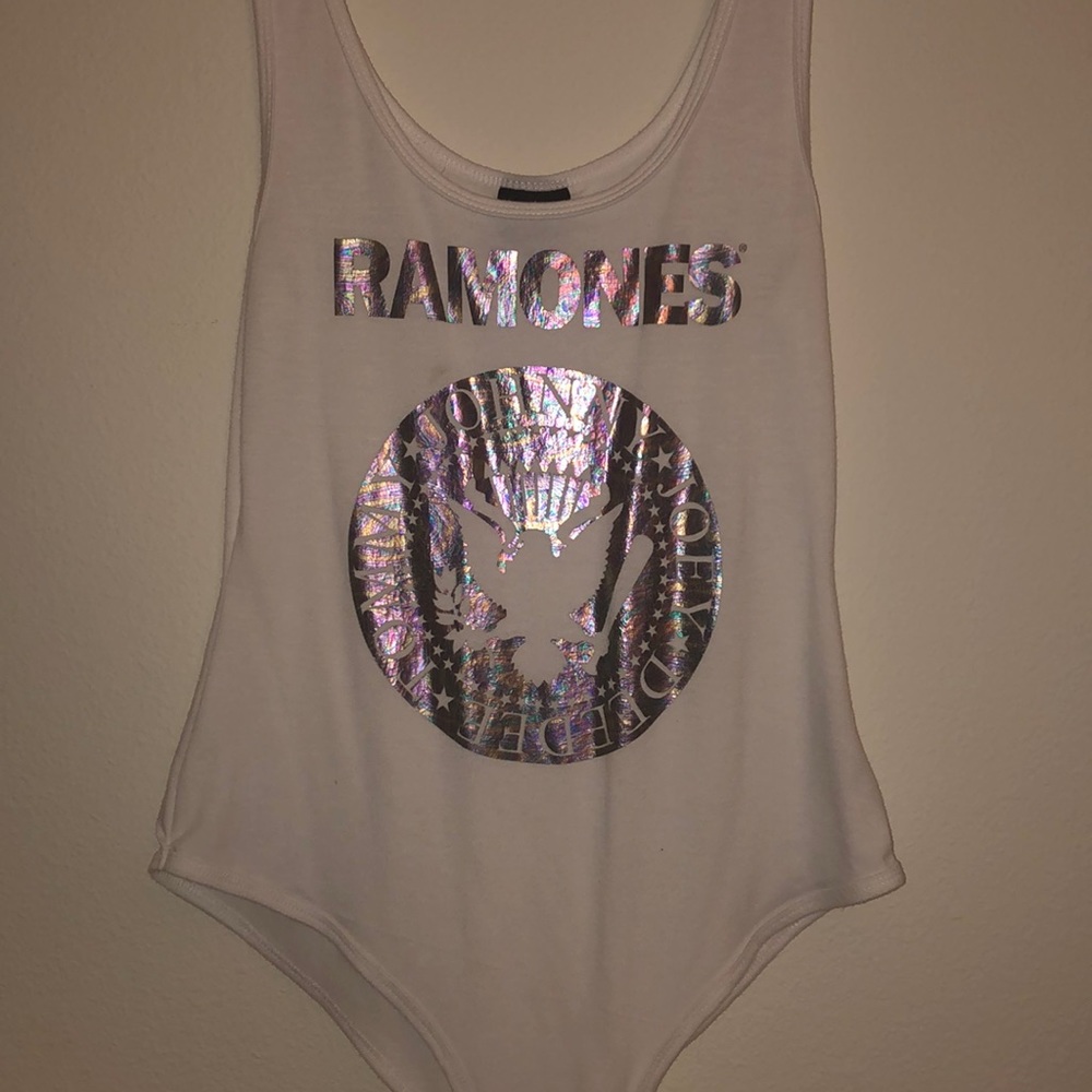 White Ramones Bodysuit